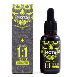 1:1 THC CBD Tincture 1000mg – 500mg THC + 500mg CBD
