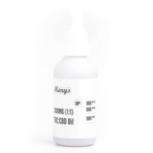 1000mg 1:1 THC/CBD Tincture (Mary’s Edibles)