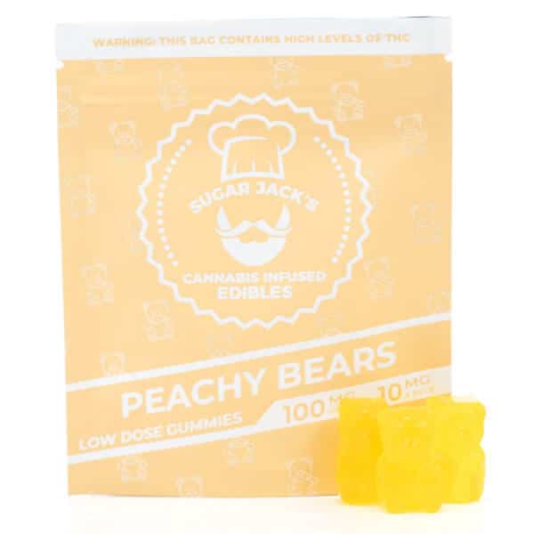 100mg Low Dose Peachy Bears (Sugar Jack’s)