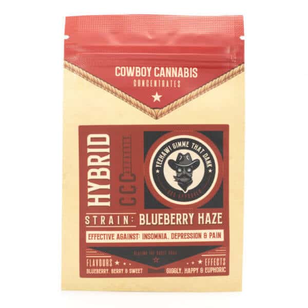 Blueberry Haze Shatter (Cannabis Cowboys)