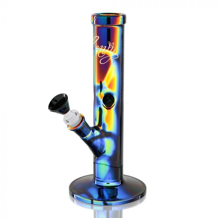 Envy Glass Dichroic Straight Tube Bong