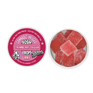 Cloudz Rosin Gummies 100 mg Sativa Strawberry