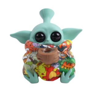 Grogu Baby Yoda Bong Silicon Bong